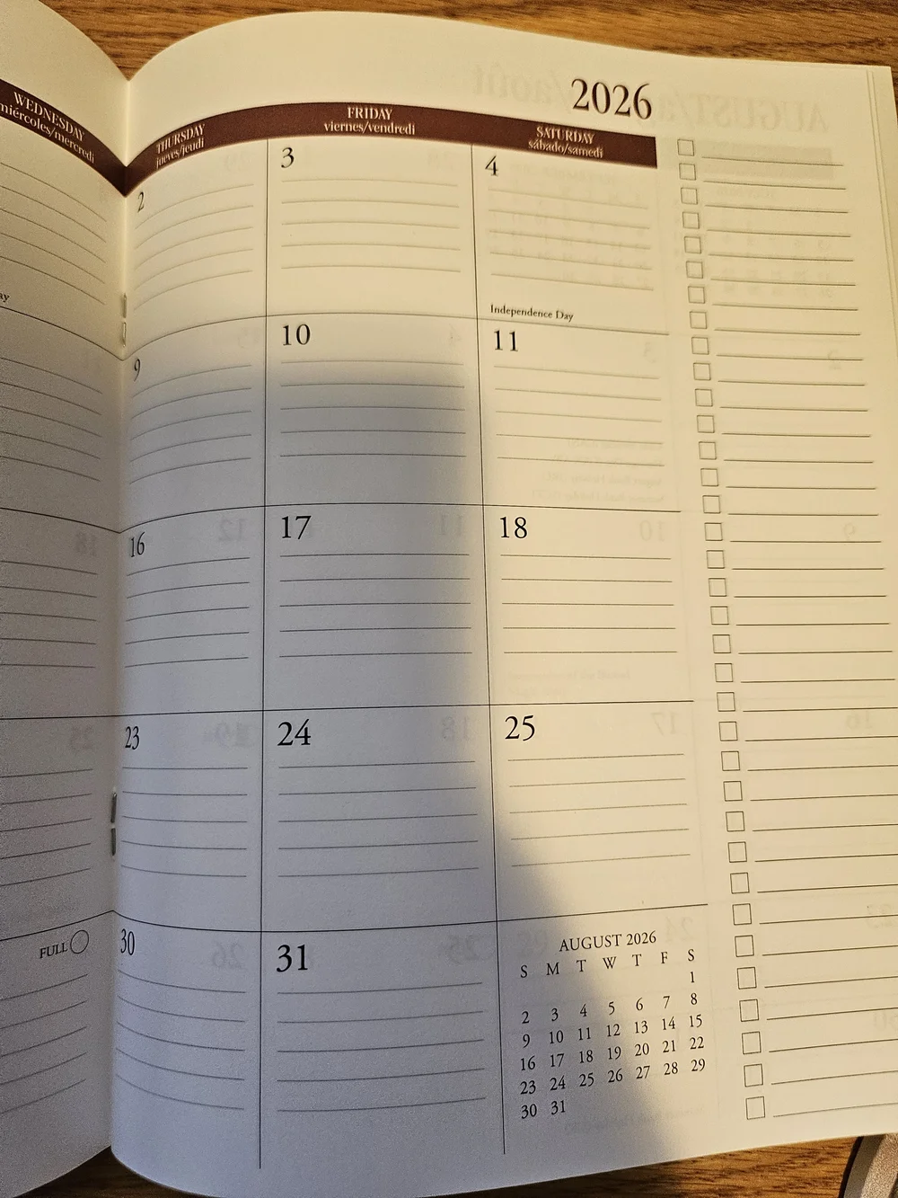 2026 Lavender Floral Monthly Planner